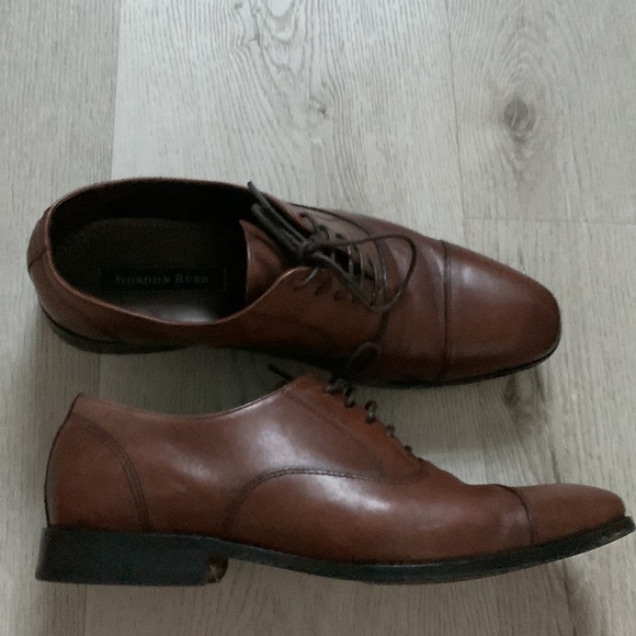 Gordon‎ Rush Dillon leather Oxfords size 10.5  tan brown - Picture 11 of 14